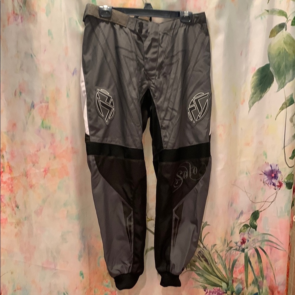 Marshall Gray and Black  MOTORCYCLE PANTS